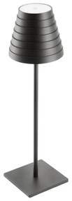 Czarna lampa stołowa LED (wysokość 37 cm) Fizzi – GTV