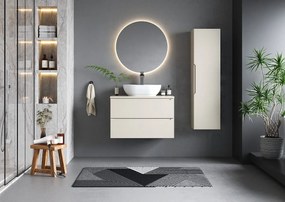 Kaszmirowy Zestaw do Łazienki 80cm Szafka z Blatem Etna