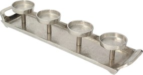 Świecznik Silver Line 49x12x8 cm
