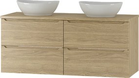 Zestaw do Łazienki 120cm Szafka Blat Umywalka Dąb Olejowany Etna
