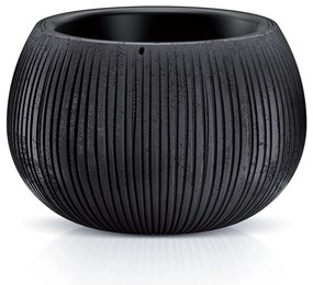 Donica ogrodowa Beton Bowl 37 cm czarny PROSPERPLAST