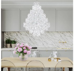 ByRydens 4200940-6510 - Żyrandol na łańcuchu MONARQUE GRANDE 11xE14/5W/230V przezroczysty