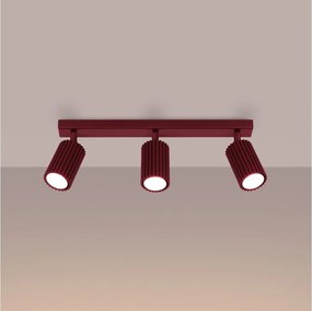 Brilagi - Oprawa punktowa LED CRESTO 3xGU10/10W/230V bordowy