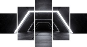 Obraz - Futurystyczny tunel (125x70 cm)