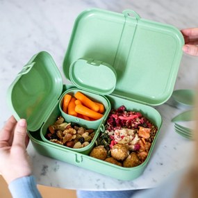 Lunchbox PASCAL READY, zestaw 3 pojemników i sztućce, KOZIOL