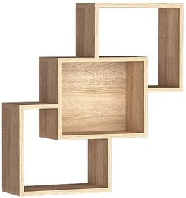 Półka ścienna dąb sonoma - Rectano 23X