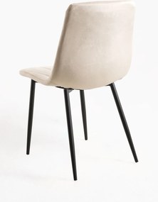 Zestaw 4 Krzese Lyke Aksamitne