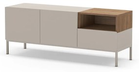 Kremowa szafka pod TV 140x55 cm Cailin – Marckeric