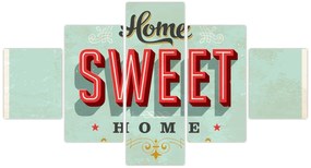 Obraz - Home sweet home (125x70 cm)