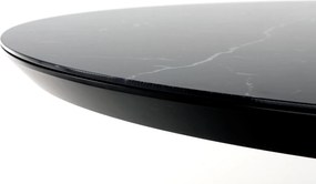 Okrągły stół rozkładany z marmurowym blatem Vertigo