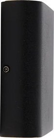 Nowoczesna lampa ścienna zewnętrzna czarna 11,5 cm z LED IP65 - Batt