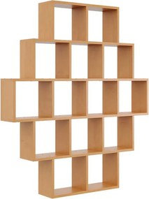 Minimalistyczny regał wiszący w kolorze olchy T2-S60