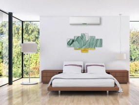 Obraz - Emerald Mountains N⁰1 (125x70 cm)