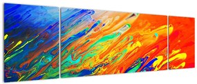 Obraz - Kolorowa abstrakcja (170x50 cm)
