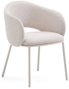 Kremowe krzesło Maina – Kave Home