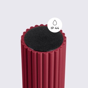 Plafon HALO burgund IP44 ryflowany SOLLUX  LIGHTING