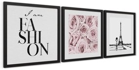 Obrazy zestaw 3 szt. 30x40 cm Parisienne – Styler