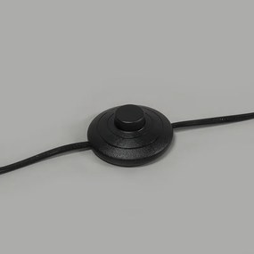 Lampa stojąca mosiężna z zielonym kloszem 50 cm - Kaso