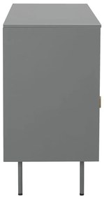 Szara metalowa witryna 104x80 cm Rosalie – Støraa