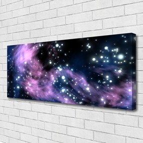 Obraz drukowany na płótnie Galaktyczna Podróż przez Kosmos