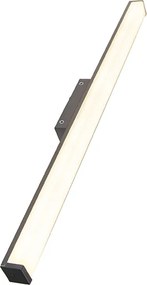 Nowoczesna lampa ścienna do łazienki czarna 92 cm IP44 - Cascada