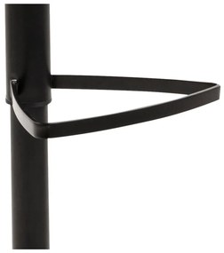 Antracytowy hoker z regulowaną wysokością (wysokość siedziska 78,5 cm) Avanja – Actona