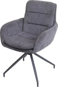 Krzesło do jadalni MCW-K32,  Cord grey