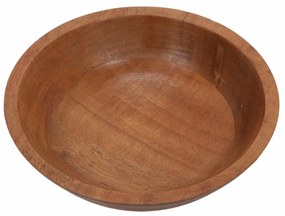 Miska drewniana na sałatki, owoce, akacja, Ø 18 cm