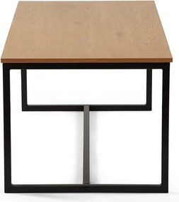 Stolik w dekorze dębu w naturalnym kolorze 47x90 cm Norden – Bonami Essentials