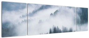Obraz - Drzewa we mgle (170x50 cm)