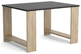 Stolik kawowy Ława Stół 65 cm MORI Dąb Sonoma/Czarny
