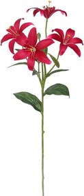 Sztuczna lilia ciemnoróżowy, 60 cm
