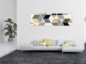 Obraz - Kształty geometryczne N⁰1 (170x50 cm)