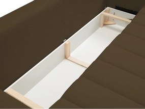 Sofa BALOO z funkcja spania i pojemnikiem BRĄZOWY LAMBI 04