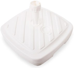 Podstawa do parasola biała 39 x 39 cm 12 l PATIO