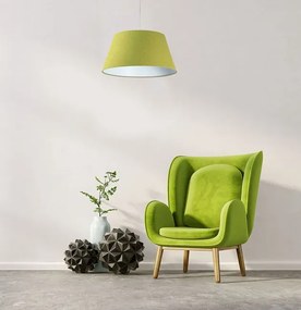 Zielono-biała młodzieżowa lampa wisząca dzwon - S410 F3-C04
