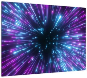 Obraz - Neonowa przestrzeń (70x50 cm)