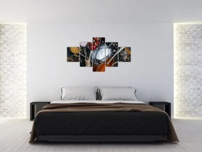 Obraz łyżek z przyprawami (125x70 cm)