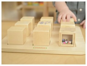 Drewniany sorter sensoryczny łączenie dźwięków masterkidz