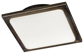 TRIO - LED Plafon ściemnialny DENVER 1xLED/20W/230V patyna