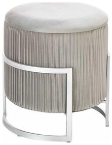 Taboret CRICKET śr. 40 cm szary