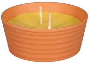 Świeczka Citronella Sirius 850 g, 2 knoty, terakota