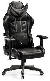 Fotel gamingowy Diablo X-Ray 2.0 Normal Size, czarno-szary