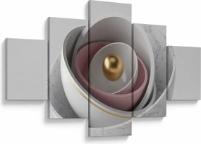Obraz - Złota perła (125x70 cm)