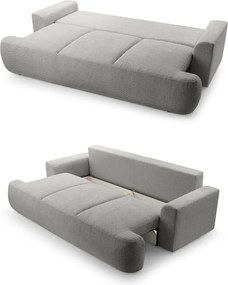 Sofa dwuosobowa VELO wolnostojący z funkcją spania w tkaninie Coral 75