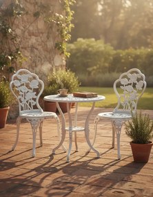 Zestaw metalowych krzeseł ogrodowych W4-B19