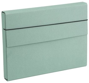 Zielony kartonowy organizer Olof Canvas Paper Laminate – Bigso