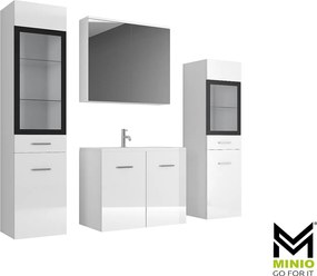 MINIO go for it, Meble łazienkowe MARIT II w kolorze biały/biały połysk