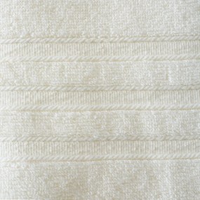 Kremowe bawełniane ręczniki kąpielowe frotte zestaw 2 szt. 90x140 cm Zero Twist – Catherine Lansfield