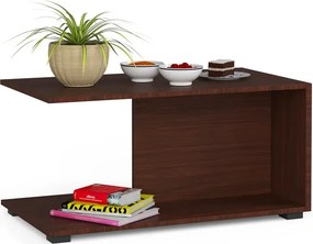 Stolik kawowy z półką do salonu wenge F2-C76